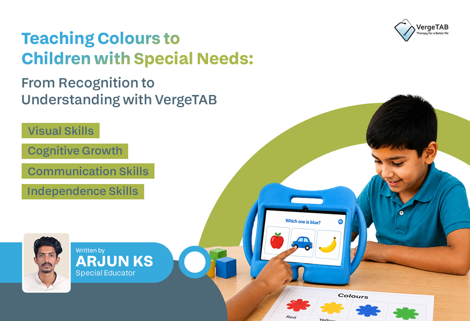 Discover how VergeTAB supports colour learning for children with special needs through interactive activities, repetition and structured digital practice.
